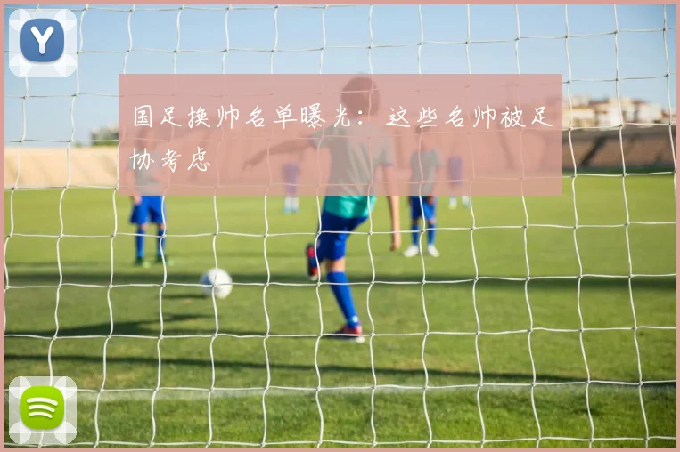 国足换帅名单曝光:这些名帅被足协考虑